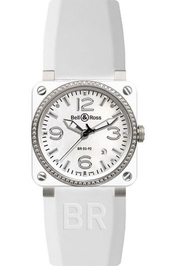 Bell & Ross BR0392-WH-C-D/SRB