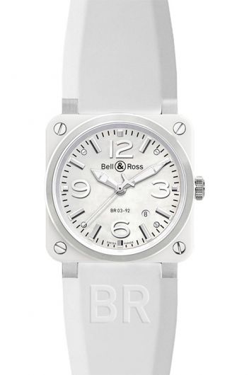 Bell & Ross BR0392-WH-C/SRB