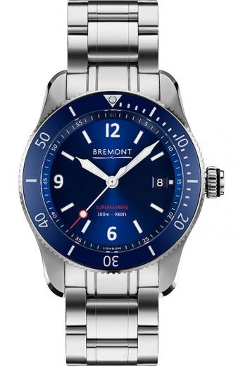 Bremont S300/BR Blue S300-BL-B