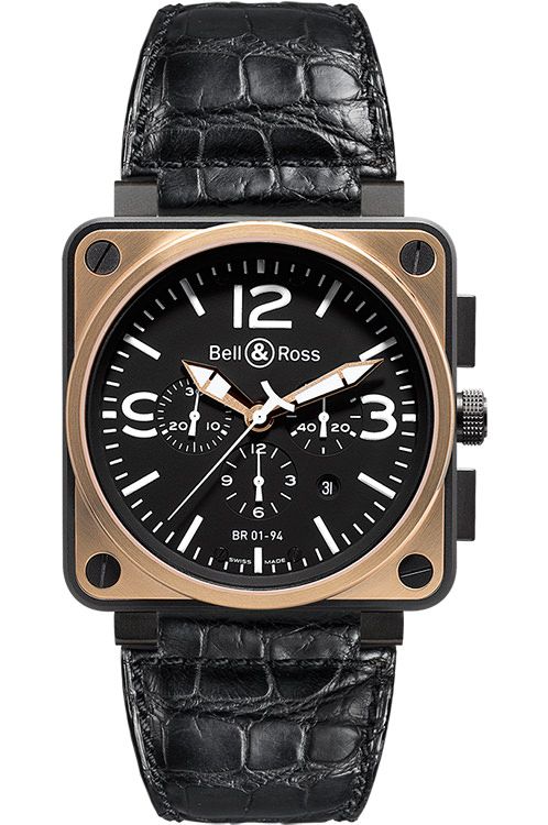 Bell & Ross BR 01-94 Rose Gold & Carbon