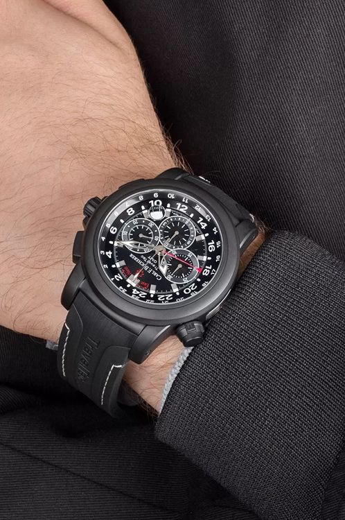 Carl F. Bucherer Patravi Traveltec Black