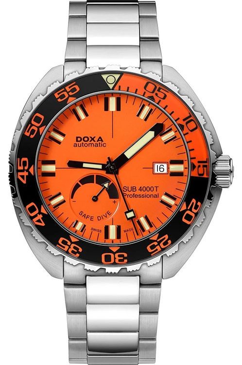 Doxa Sub 4000T Professional Sapphire Bezel