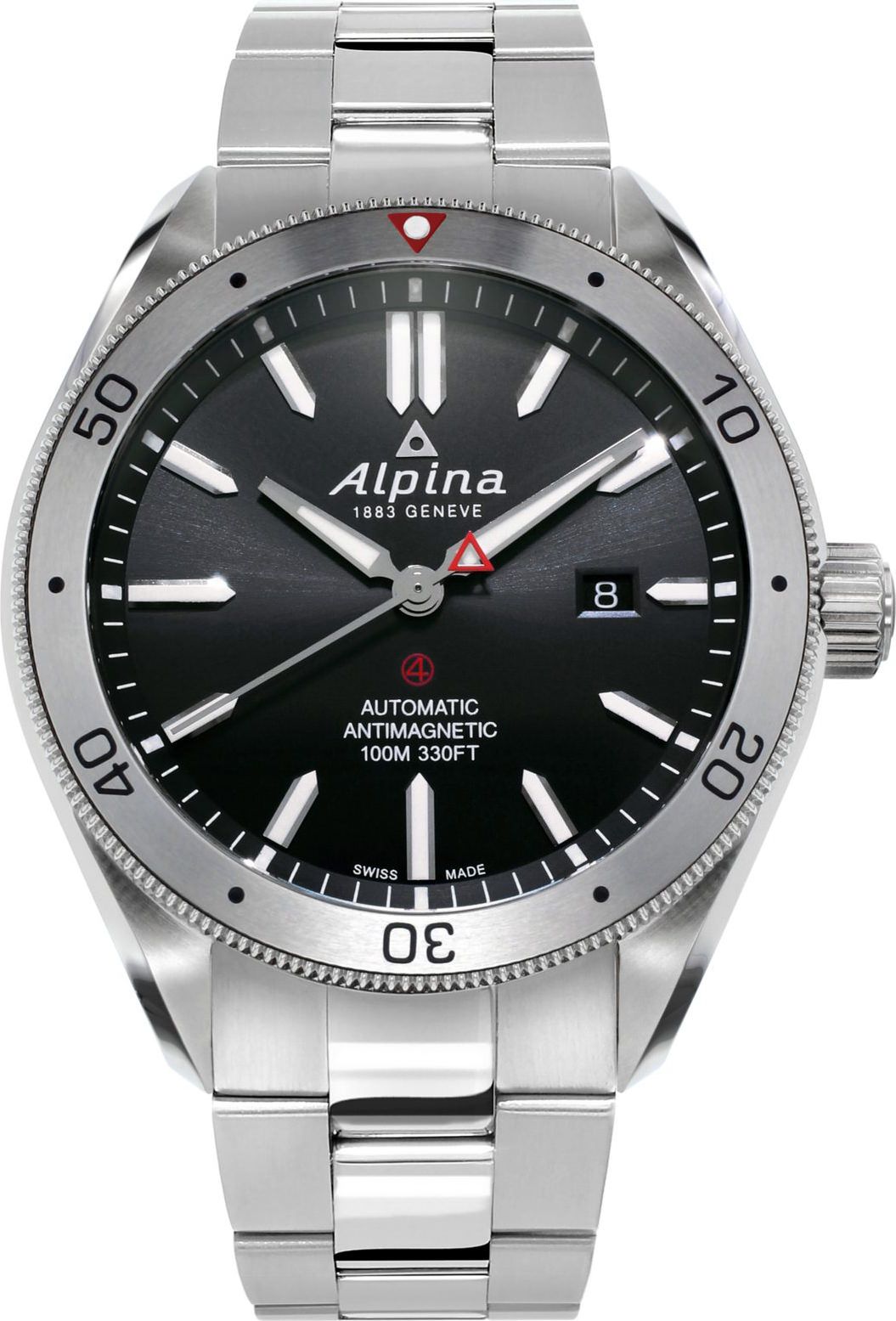 Alpina Alpiner 4 Automatic Black Dial 44 mm Automatic Watch For Men - 1