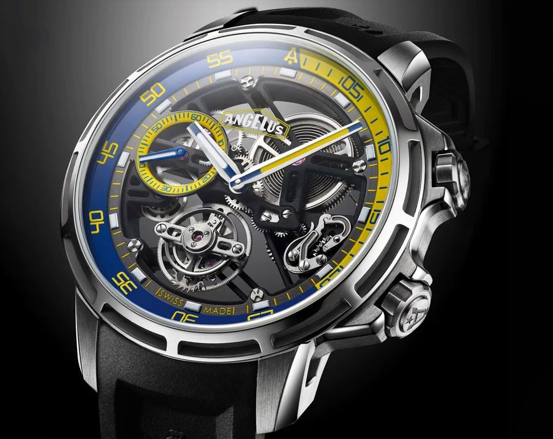 Angelus Urban Collection U50 Skeleton Dial 45 mm Manual Winding Watch For Men - 2