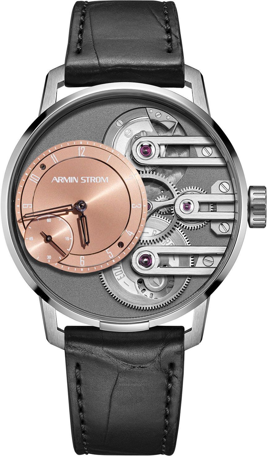 Armin Strom System 78 Gravity Equal Force Salmon Dial 41 mm Automatic Watch For Men - 1