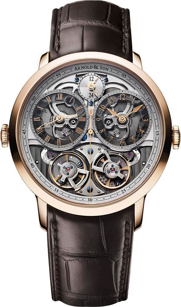 Arnold & Son DBG  Skeleton Dial 44 mm Manual Winding Watch For Men - 1