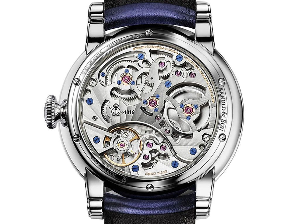 Arnold & Son Eight-Day Eight-Day Blue Blue Dial 43 mm Manual Winding Watch For Men - 2