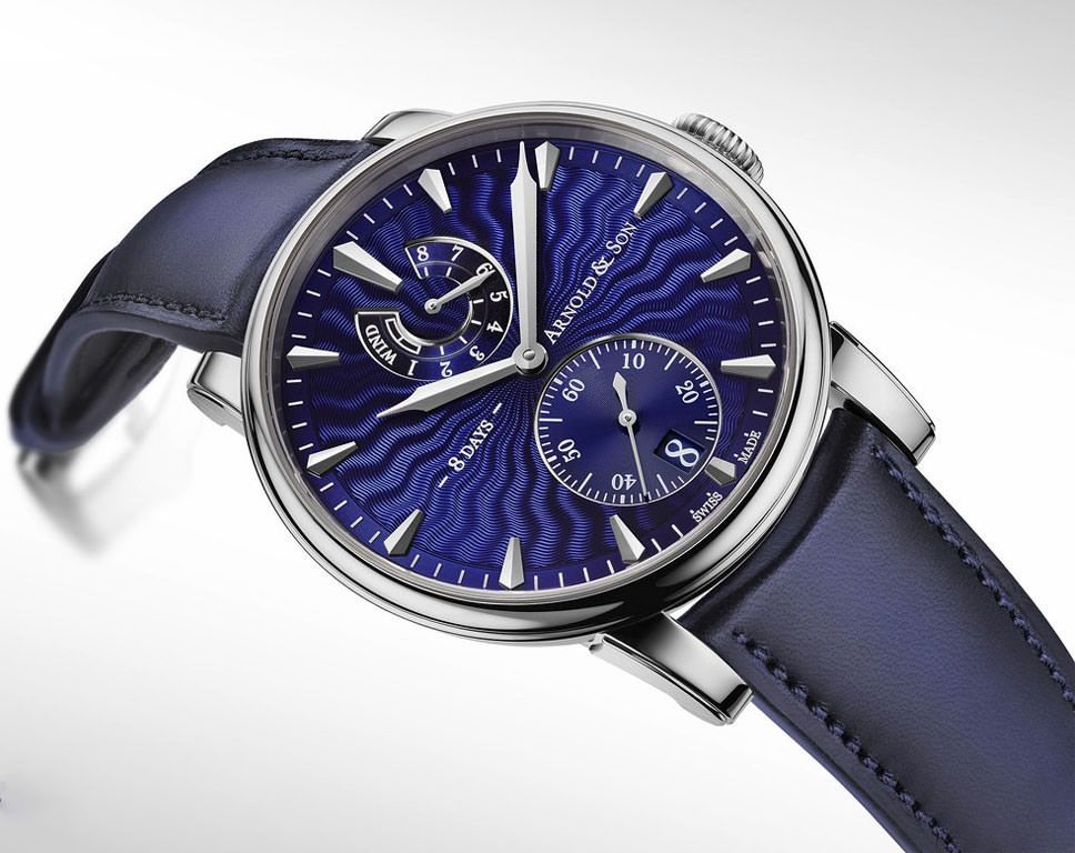 Arnold & Son Eight-Day Eight-Day Blue Blue Dial 43 mm Manual Winding Watch For Men - 3