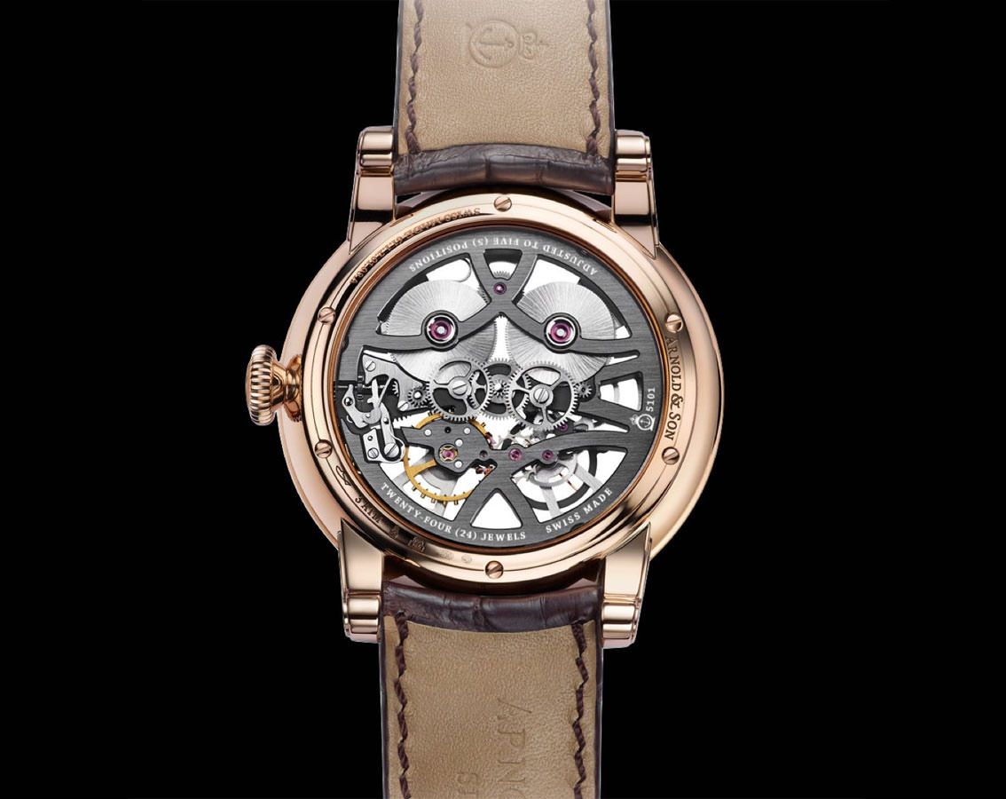 Arnold & Son Nebula Nebula Gold Skeleton Dial 41.5 mm Manual Winding Watch For Men - 3