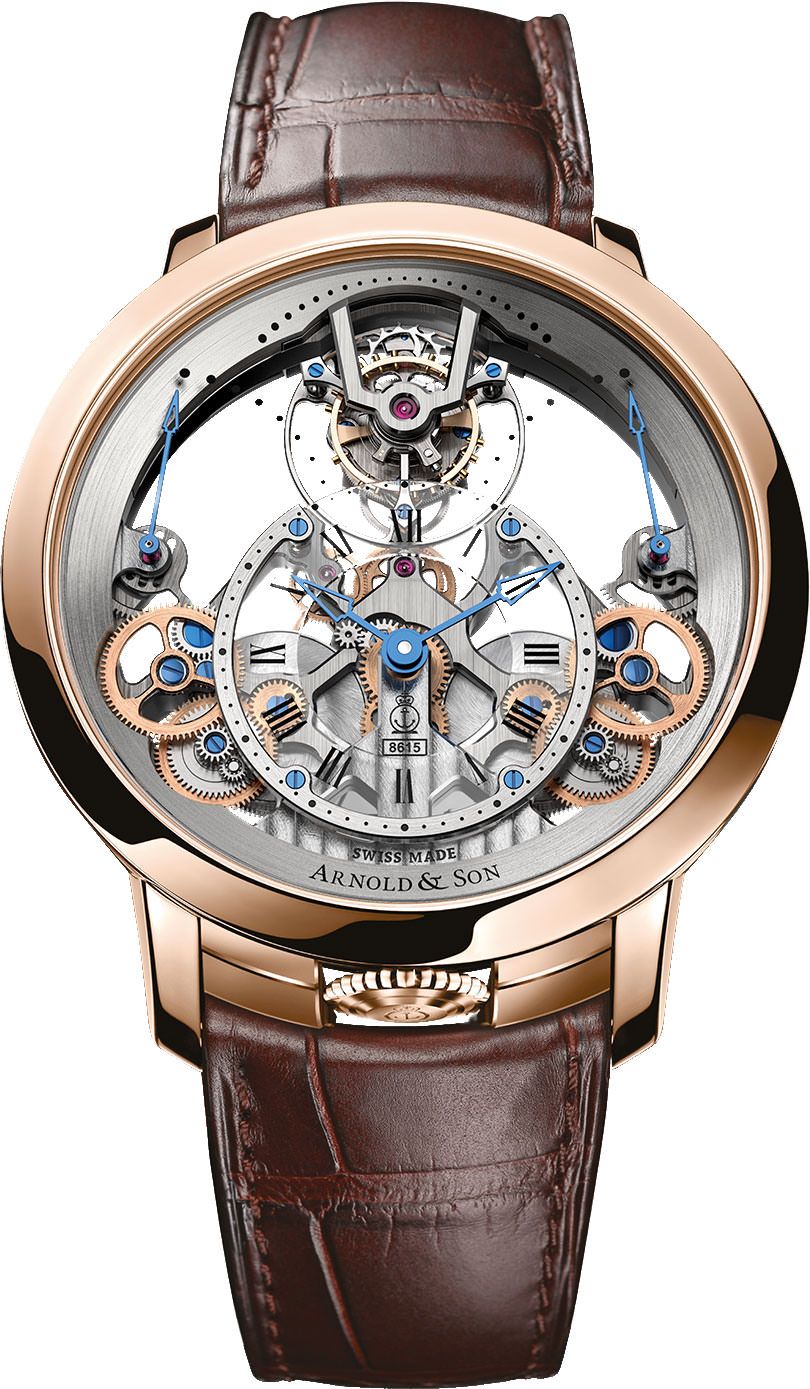 Arnold & Son Time Pyramid Time Pyramid Tourbillon Skeleton Dial 44.6 mm Manual Winding Watch For Men - 1