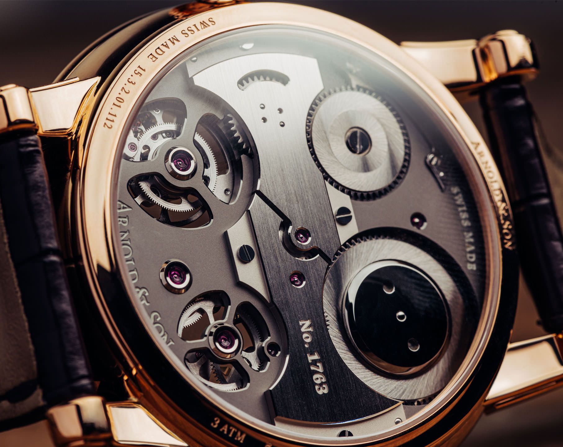 Arnold & Son Tourbillon Chrono 36 Tourbillon Chronometer 36 NAC Skeleton Dial 46 mm Manual Winding Watch For Men - 3