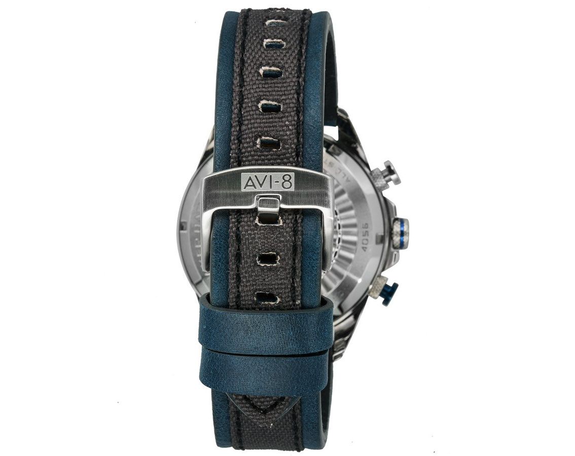 AVI-8 Hawker Harrier  Blue Dial 45 mm Quartz Watch For Men - 4