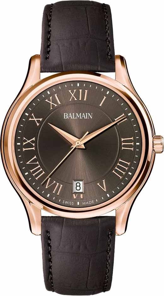 Balmain Beleganza Gent II Tradition Brown Dial 40 mm Quartz Watch For Men - 1