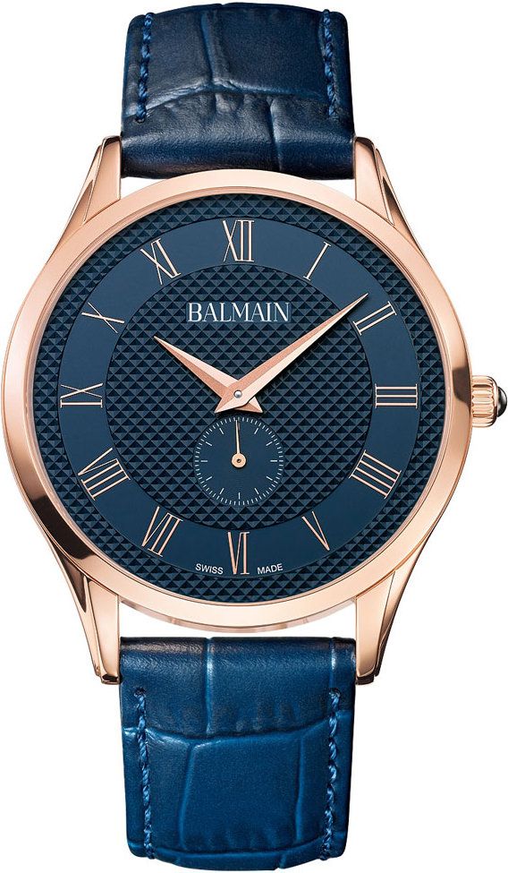 Balmain Classic R Gent Tradition Blue Dial 43.60 mm Quartz Watch For Men - 1