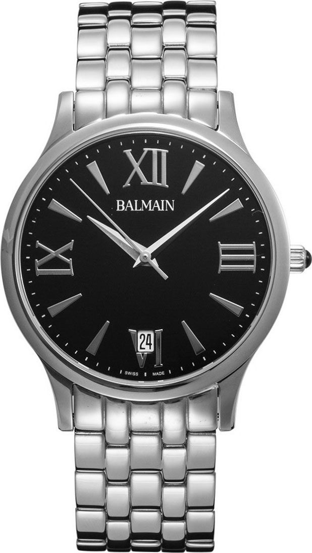 Balmain Classic R Gent  Black Dial 40 mm Quartz Watch For Men - 1