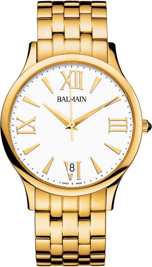 Balmain Classic R Gent  White Dial 40 mm Quartz Watch For Men - 1