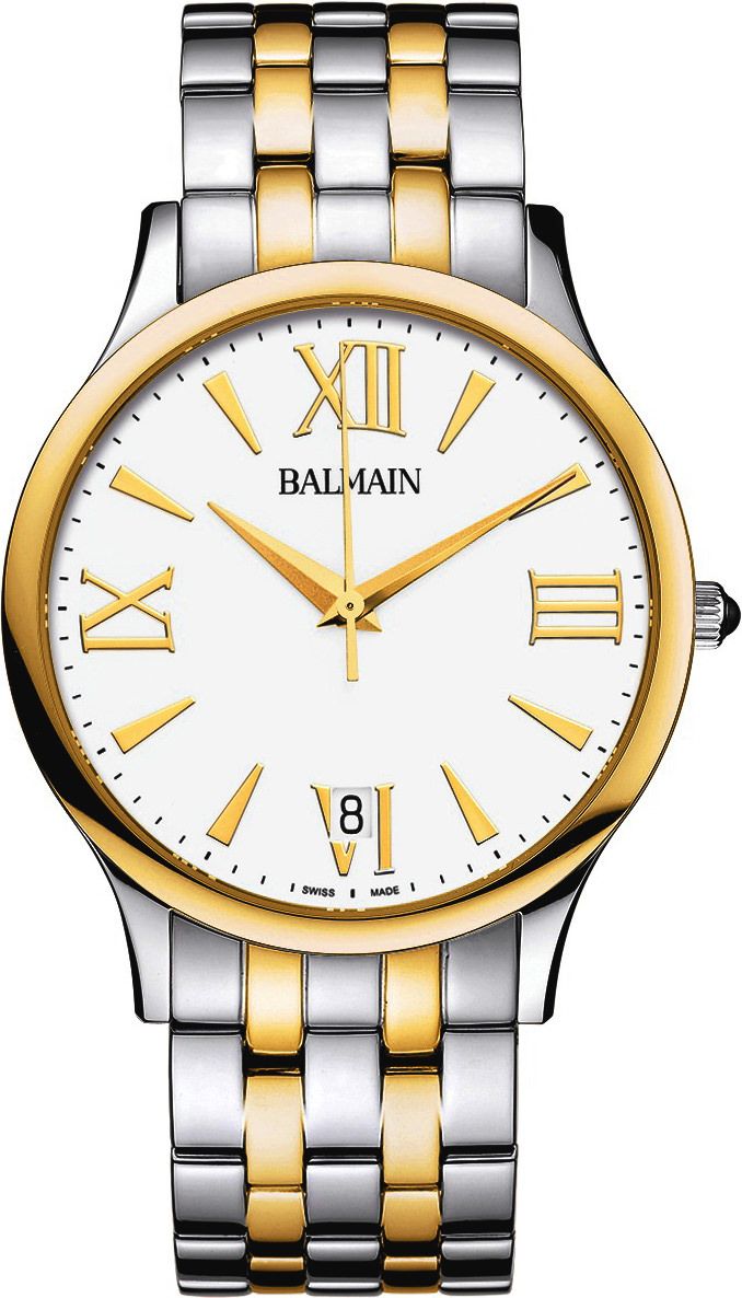 Balmain Classic R Gent  White Dial 38 mm Quartz Watch For Men - 1