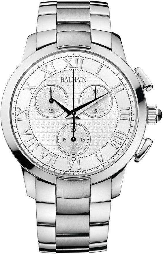 Balmain Iconic  Silver Dial 39 mm Quartz Watch For Men - 1