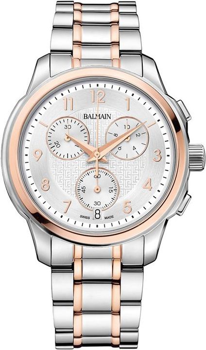 Balmain Madrigal Chrono Gent  Silver Dial 40 mm Quartz Watch For Men - 1