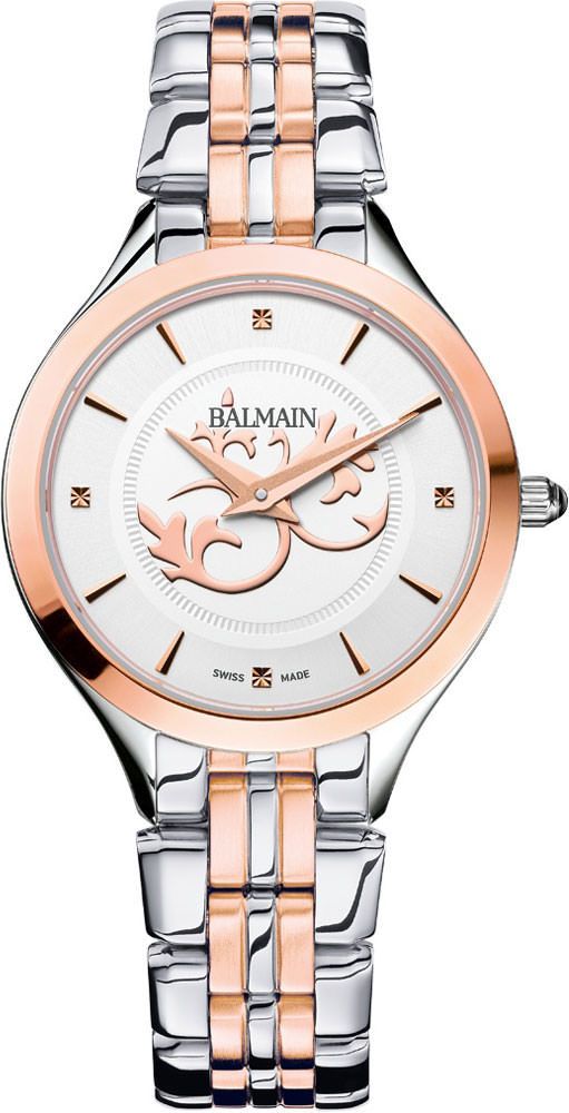 Balmain Maestria Lady Round II  Silver Dial 30 mm Quartz Watch For Women - 1