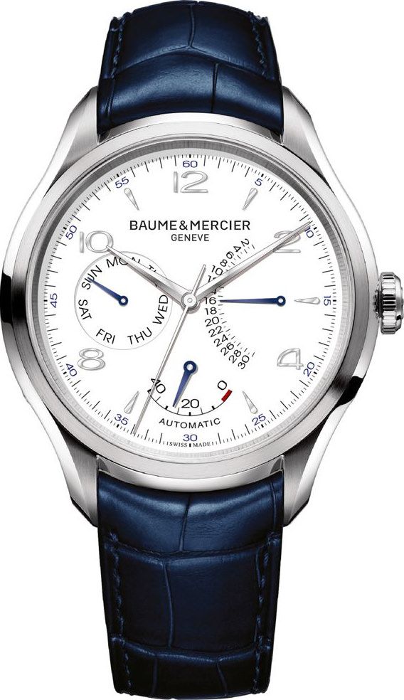 Baume & Mercier Clifton  White Dial 43 mm Automatic Watch For Men - 1