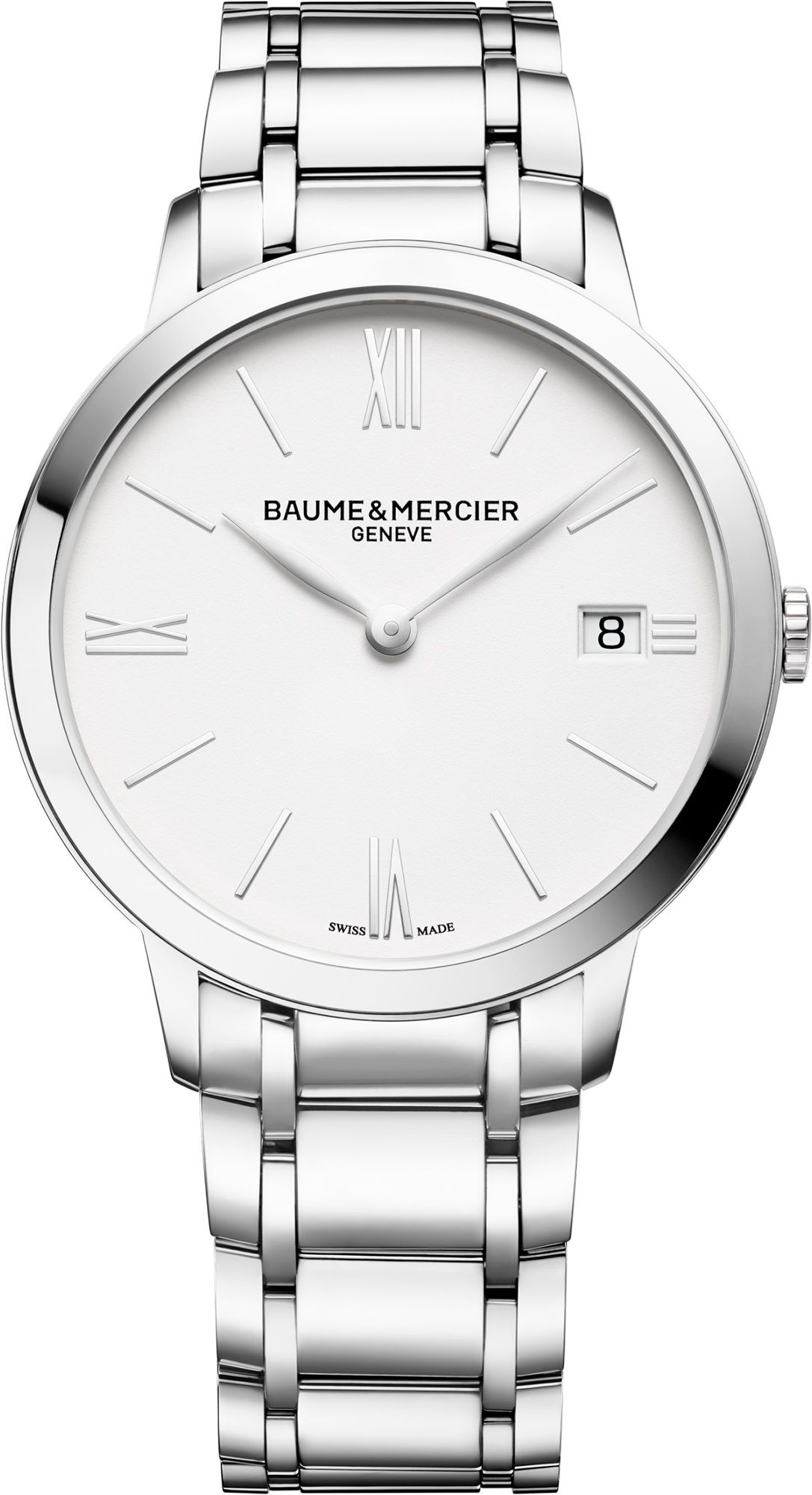 Baume & Mercier Classima  White Dial 36.5 mm Quartz Watch For Women - 1