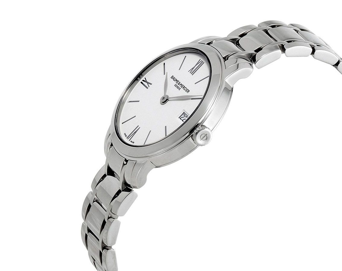 Baume & Mercier Classima  White Dial 36.5 mm Quartz Watch For Women - 2