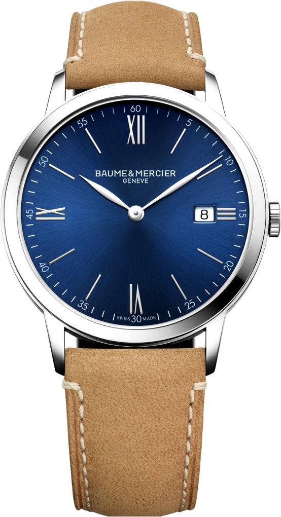 Baume & Mercier Classima  Blue Dial 40 mm Quartz Watch For Men - 1