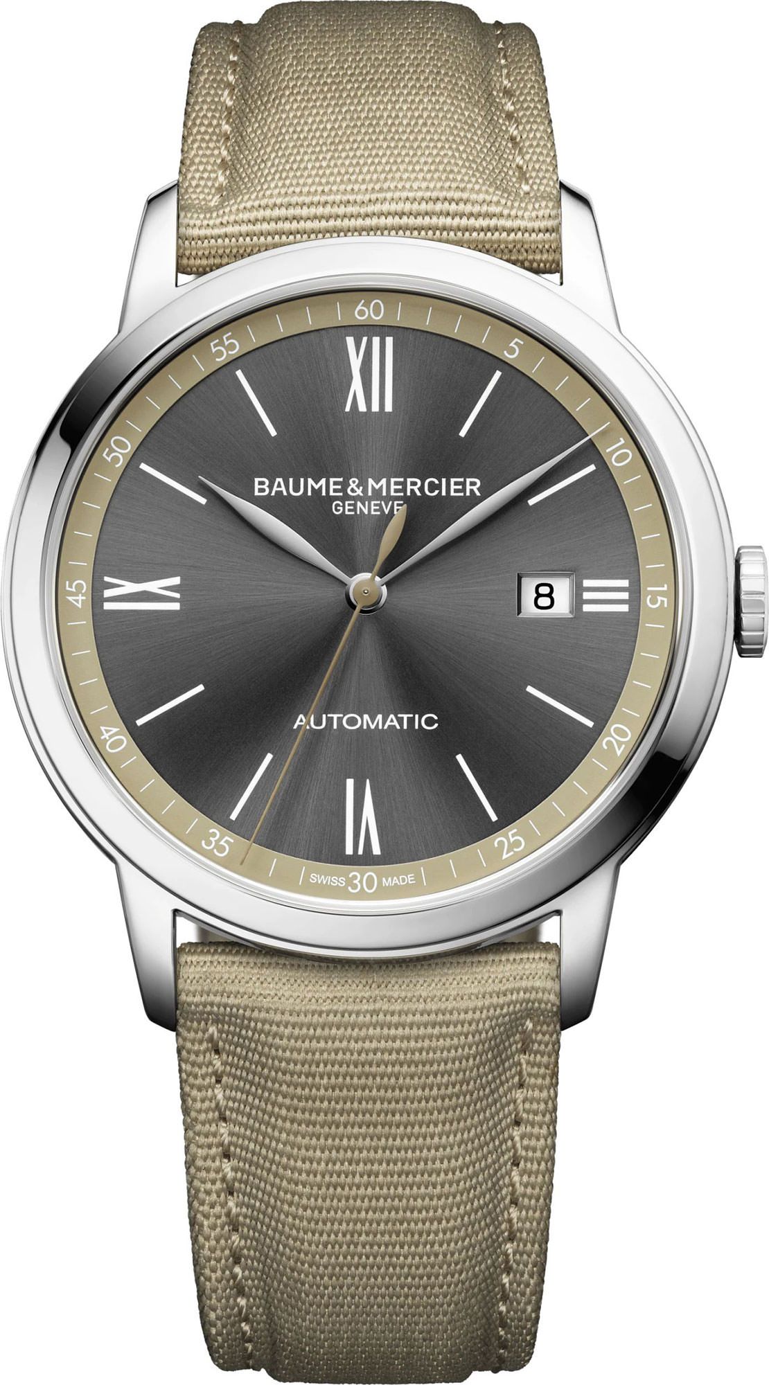 Baume & Mercier Classima  Grey Dial 42 mm Automatic Watch For Men - 1