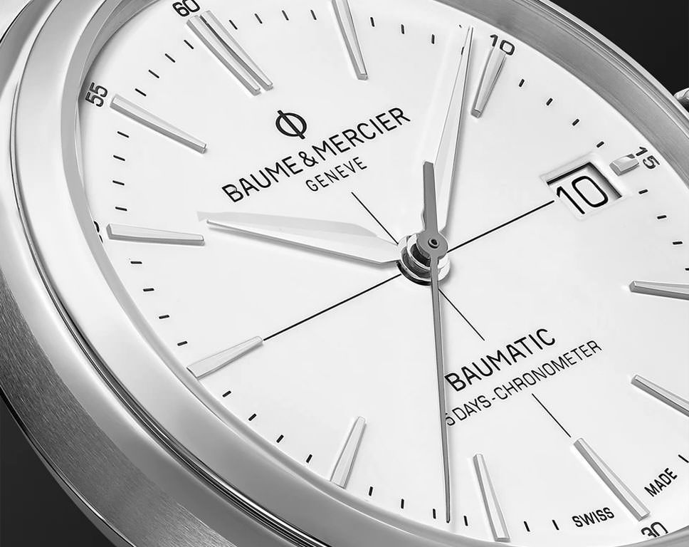 Baume & Mercier Clifton  White Dial 40 mm Automatic Watch For Men - 4