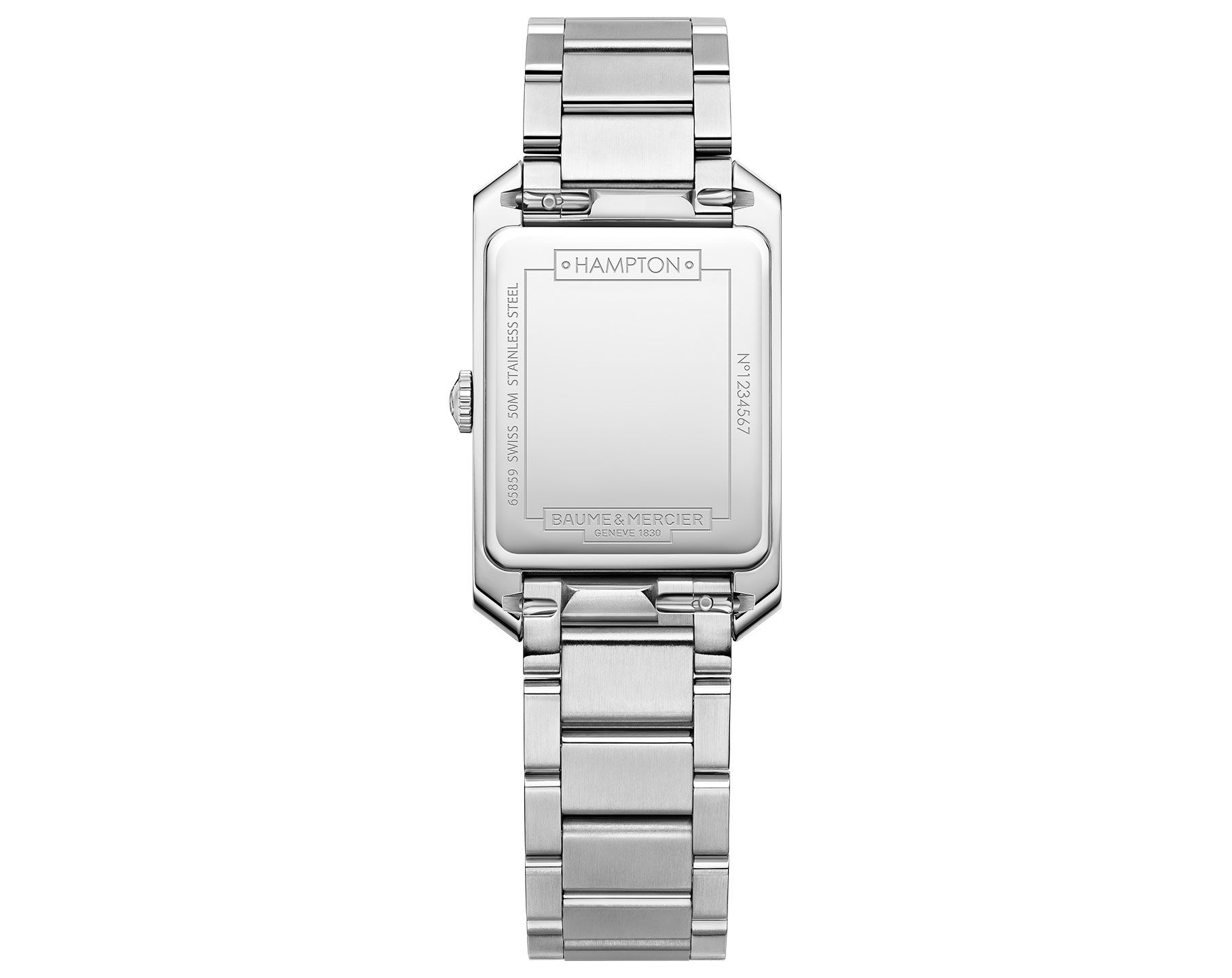 Baume & Mercier Hampton  Silver Dial 22 mm Quartz Watch For Women - 2