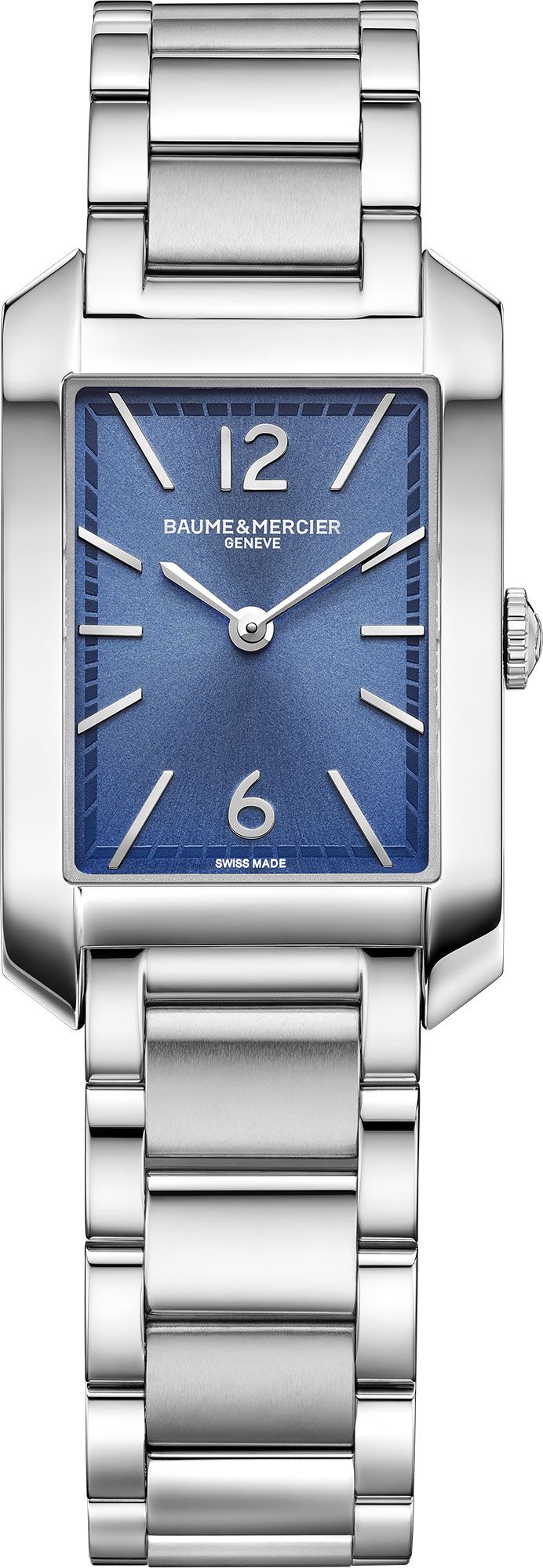 Baume & Mercier Hampton  Blue Dial 22 mm Quartz Watch For Women - 1