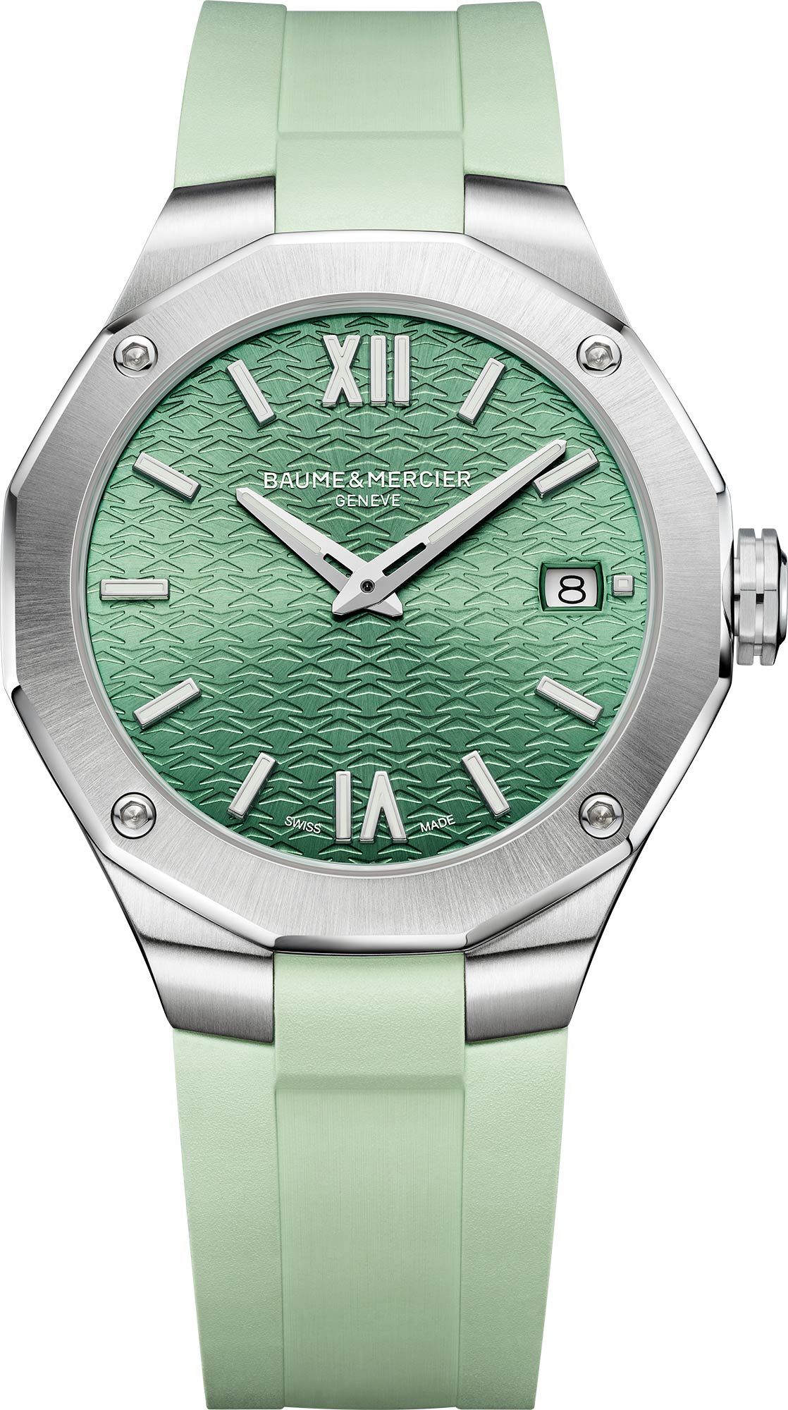 Baume & Mercier Riviera  Green Dial 36 mm Quartz Watch For Women - 1