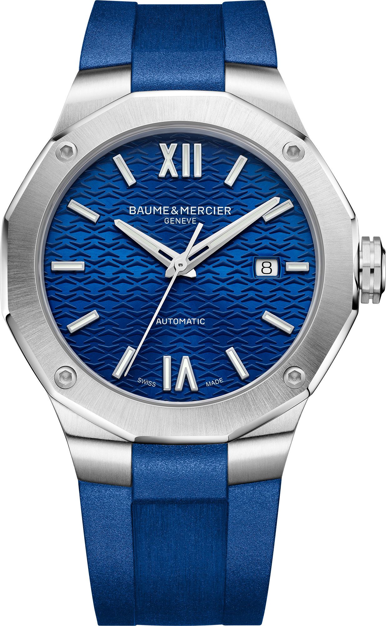 Baume & Mercier Riviera  Blue Dial 42 mm Automatic Watch For Men - 1