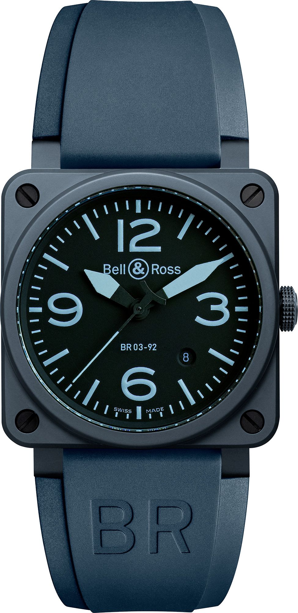 Bell & Ross Aviation BR 03-92 Ceramic Blue Dial 42 mm Automatic Watch For Men - 1