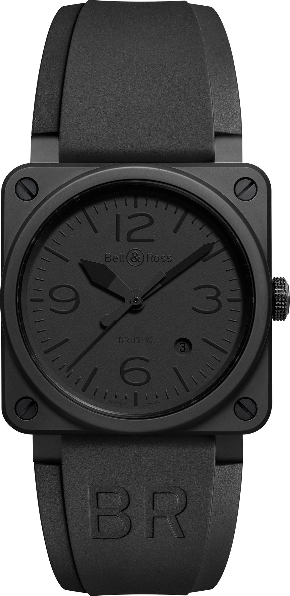 Bell & Ross Aviation BR 03-92 Steel Black Dial 42 mm Automatic Watch For Men - 1