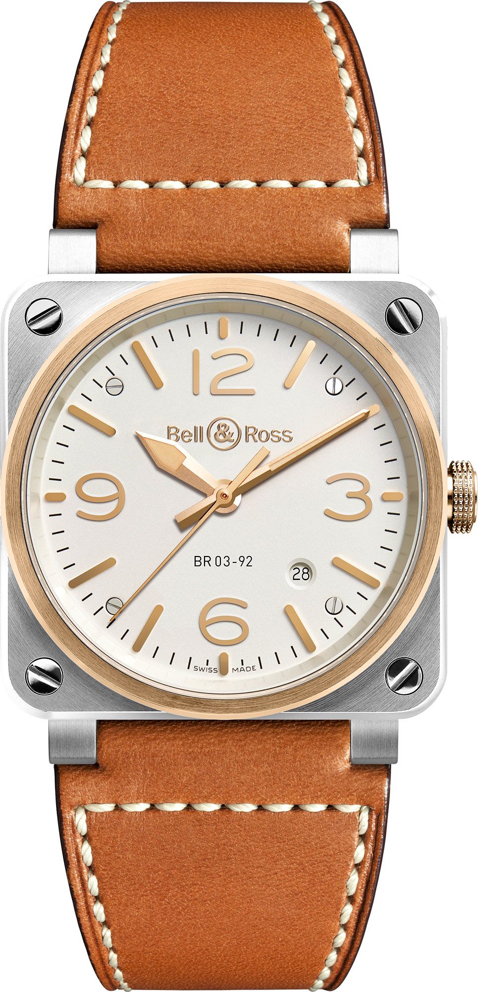 Bell & Ross Aviation  White Dial 42 mm Automatic Watch For Men - 1