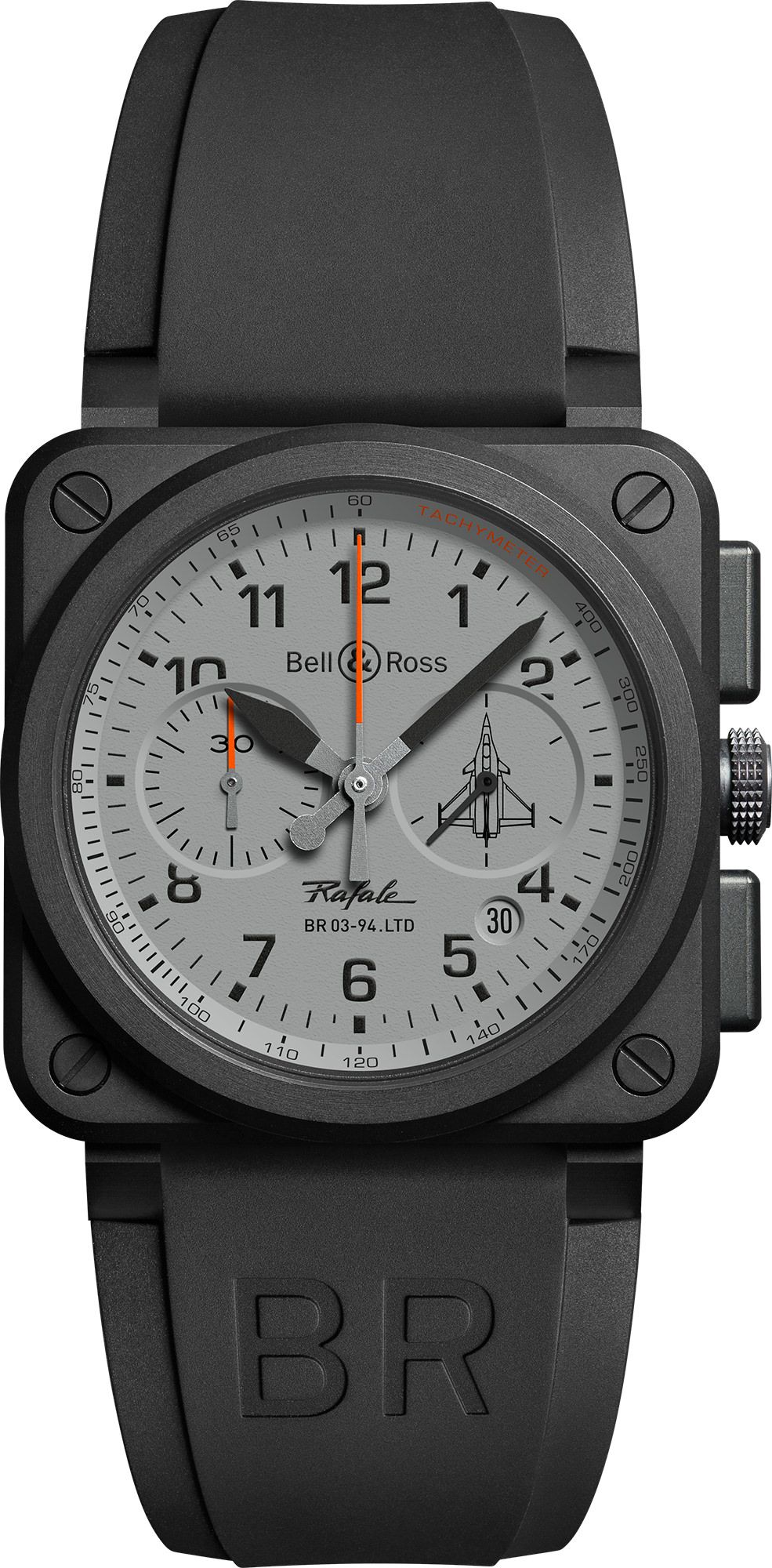 Bell & Ross Aviation BR 03-94 Chronographe Grey Dial 42 mm Automatic Watch For Men - 1