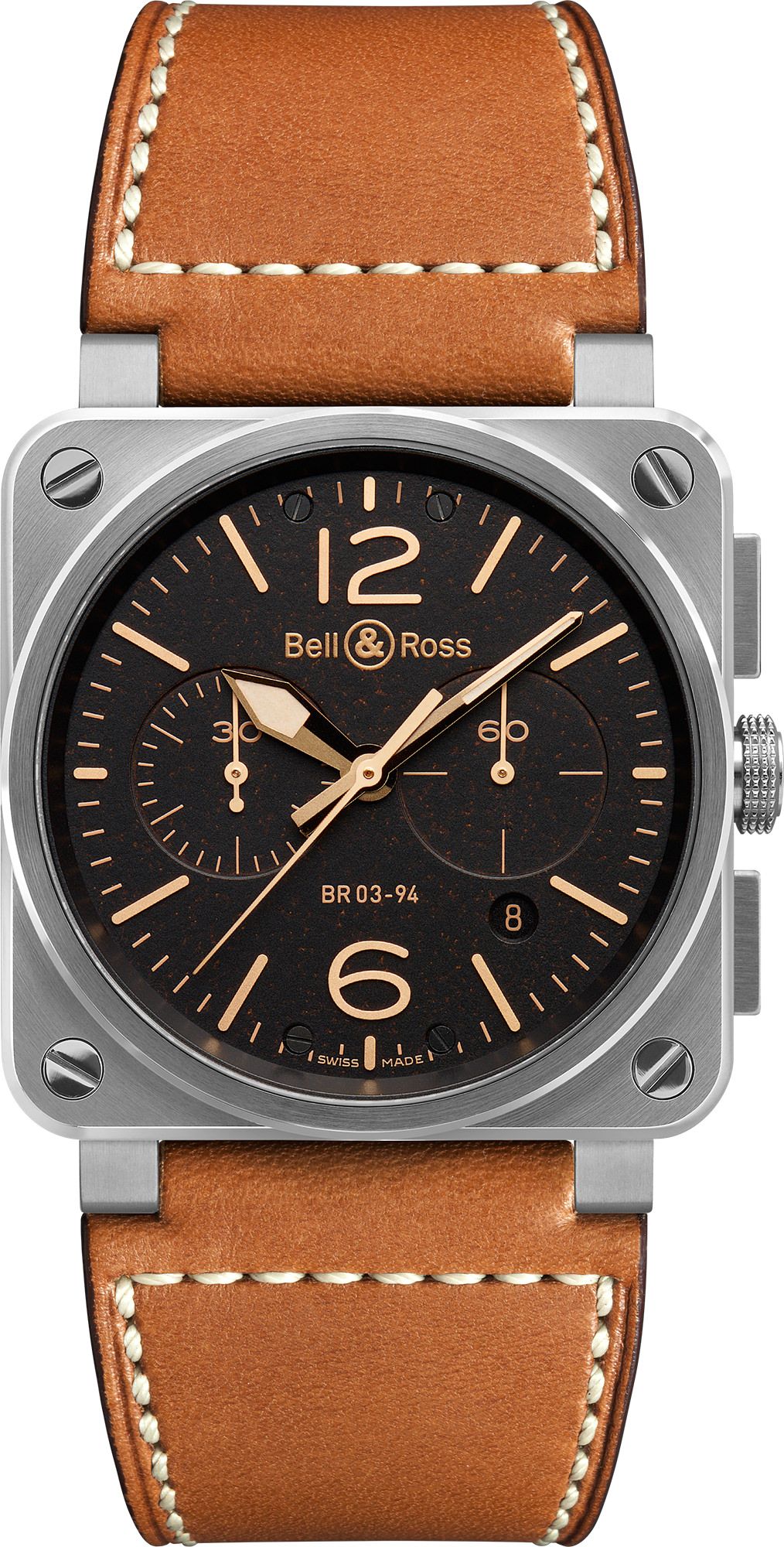 Bell & Ross Aviation BR 03-94 Chronographe Black Dial 42 mm Automatic Watch For Men - 1