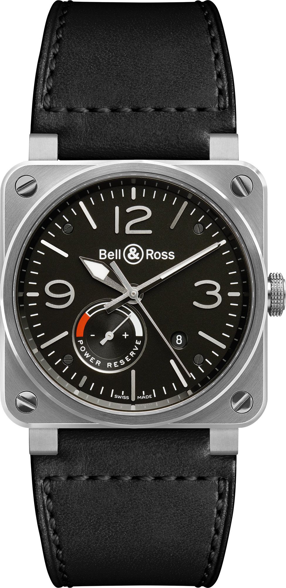 Bell & Ross Aviation BR 03-97 Reserve De Marche Black Dial 42 mm Automatic Watch For Men - 1