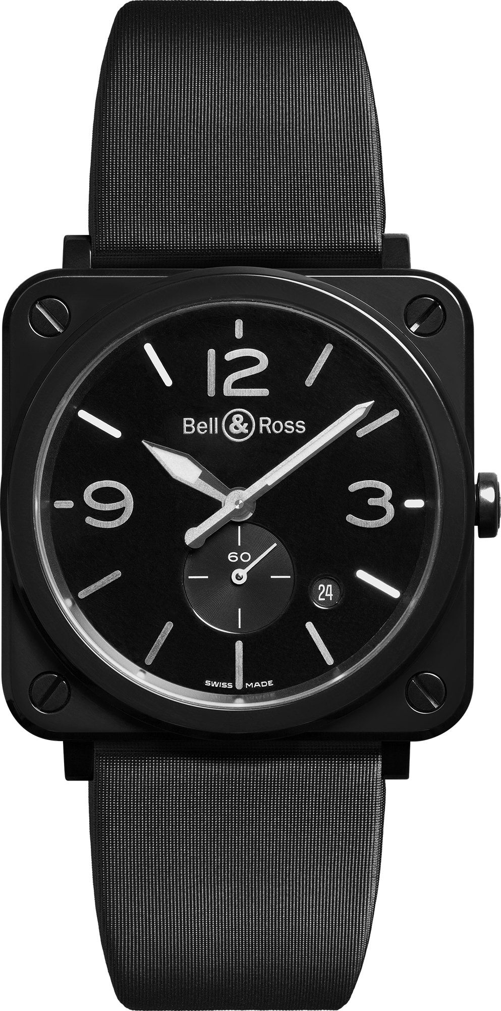 Bell & Ross Aviation BR S Quartz Black Dial 39 mm Quartz Watch For Men - 1