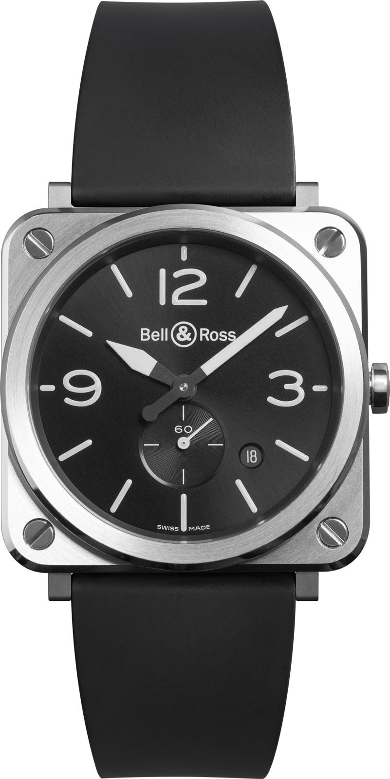 Bell & Ross Aviation  Black Dial 39 mm Quartz Watch For Men - 1