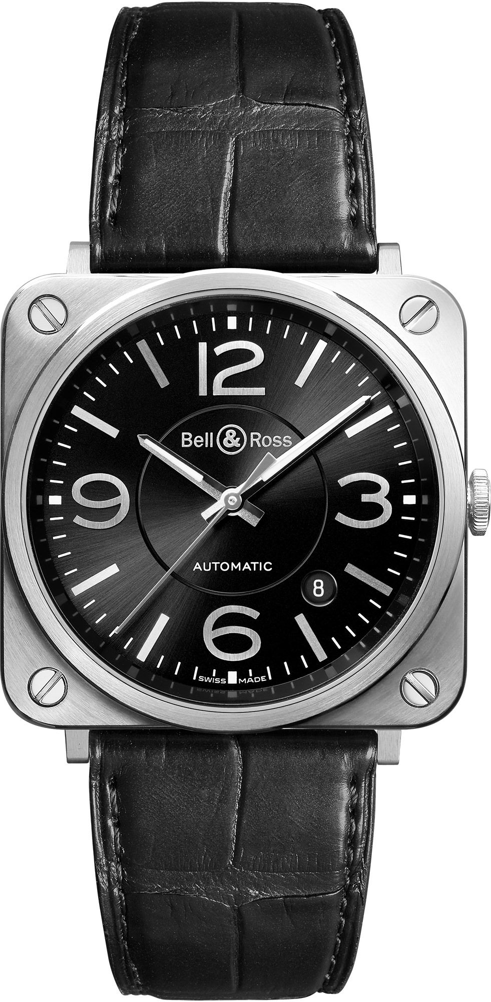 Bell & Ross Aviation BR S Automatic Black Dial 39 mm Mechanical Watch For Men - 1