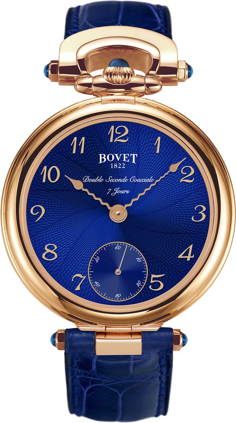 Bovet Fleurier Monsieur Bovet Blue Dial 43 mm Manual Winding Watch For Men - 1