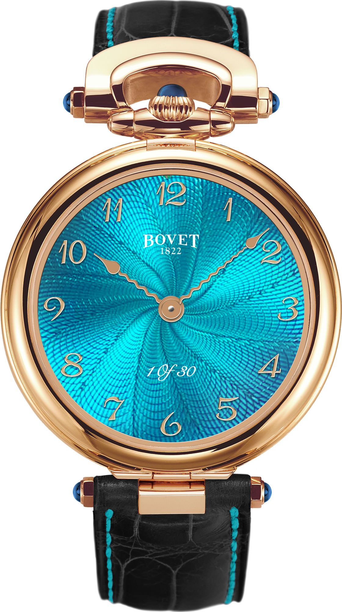 Bovet Fleurier Monsieur Bovet Turquoise Turquoise Dial 43 mm Manual Winding Watch For Men - 1