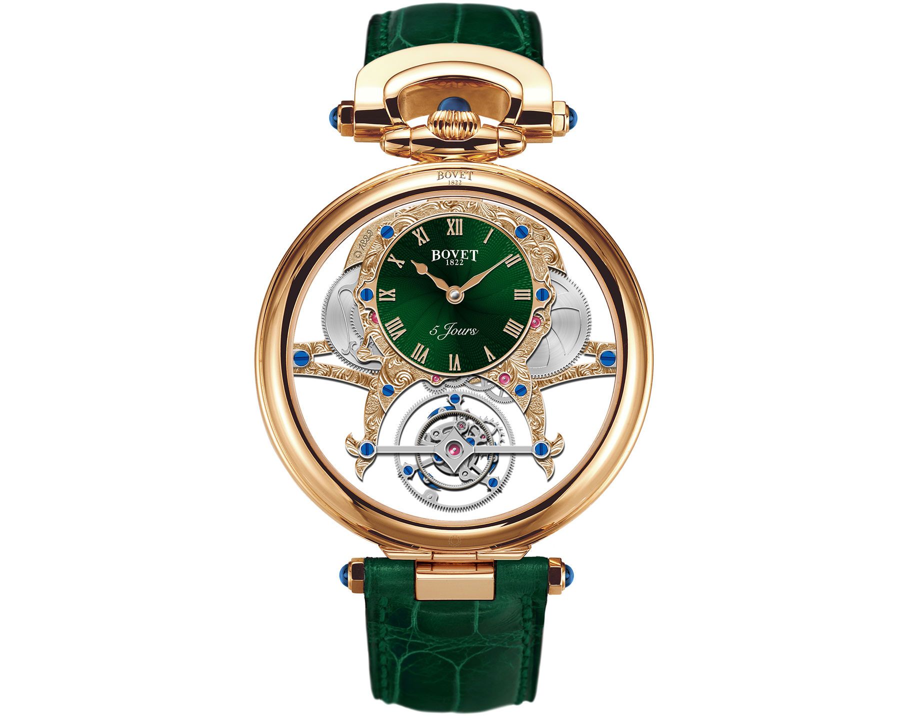 Bovet Fleurier Virtuoso III Green Dial 43.3 mm Manual Winding Watch For Men - 2