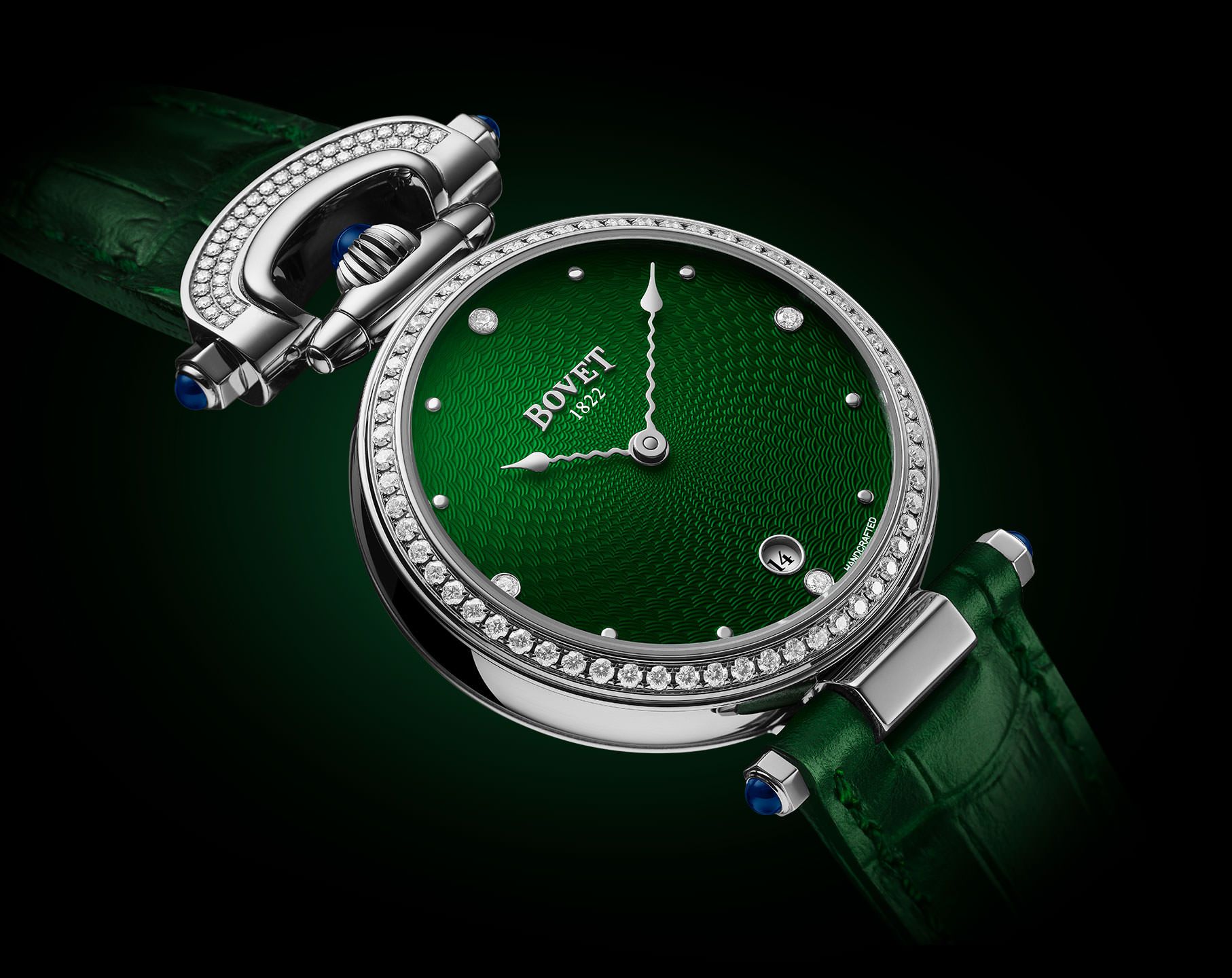 Bovet Fleurier Miss Audrey Green Dial 36 mm Automatic Watch For Women - 2