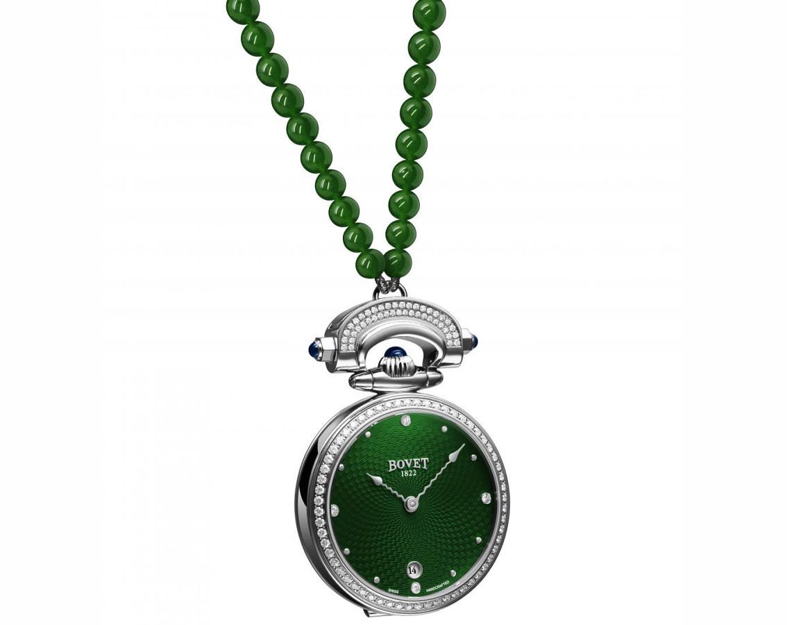 Bovet Fleurier Miss Audrey Green Dial 36 mm Automatic Watch For Women - 3