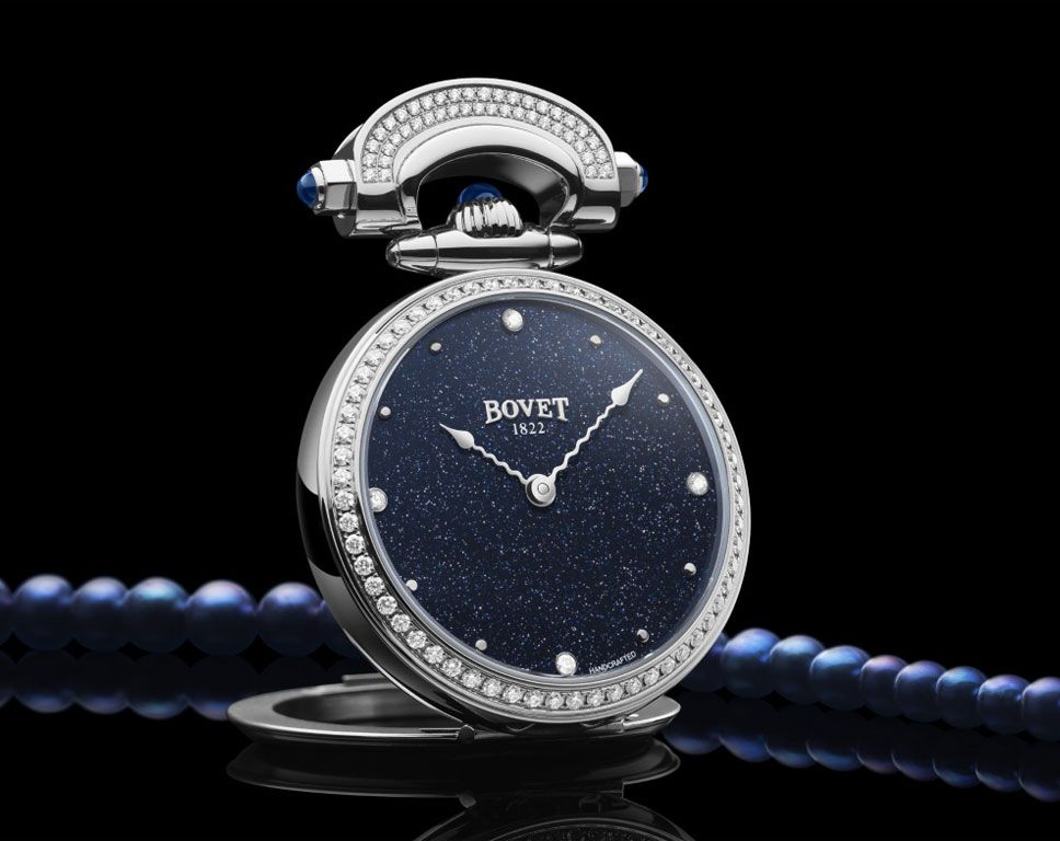 Bovet Fleurier Miss Audrey Blue Dial 36 mm Automatic Watch For Women - 4