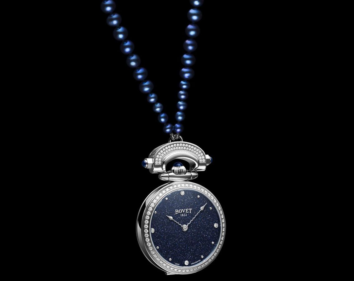 Bovet Fleurier Miss Audrey Blue Dial 36 mm Automatic Watch For Women - 3